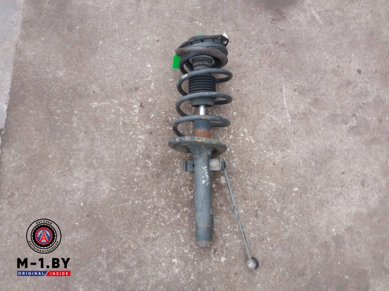 стойка передняя левая Renault Scenic 2 поколение (2003 - 2006), 1.9 л.