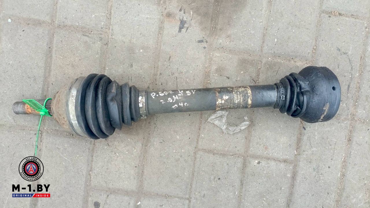 полуось передняя левая (приводной вал, ШРУС) Peugeot 607 1 поколение 2004, 2.0 л., дизель