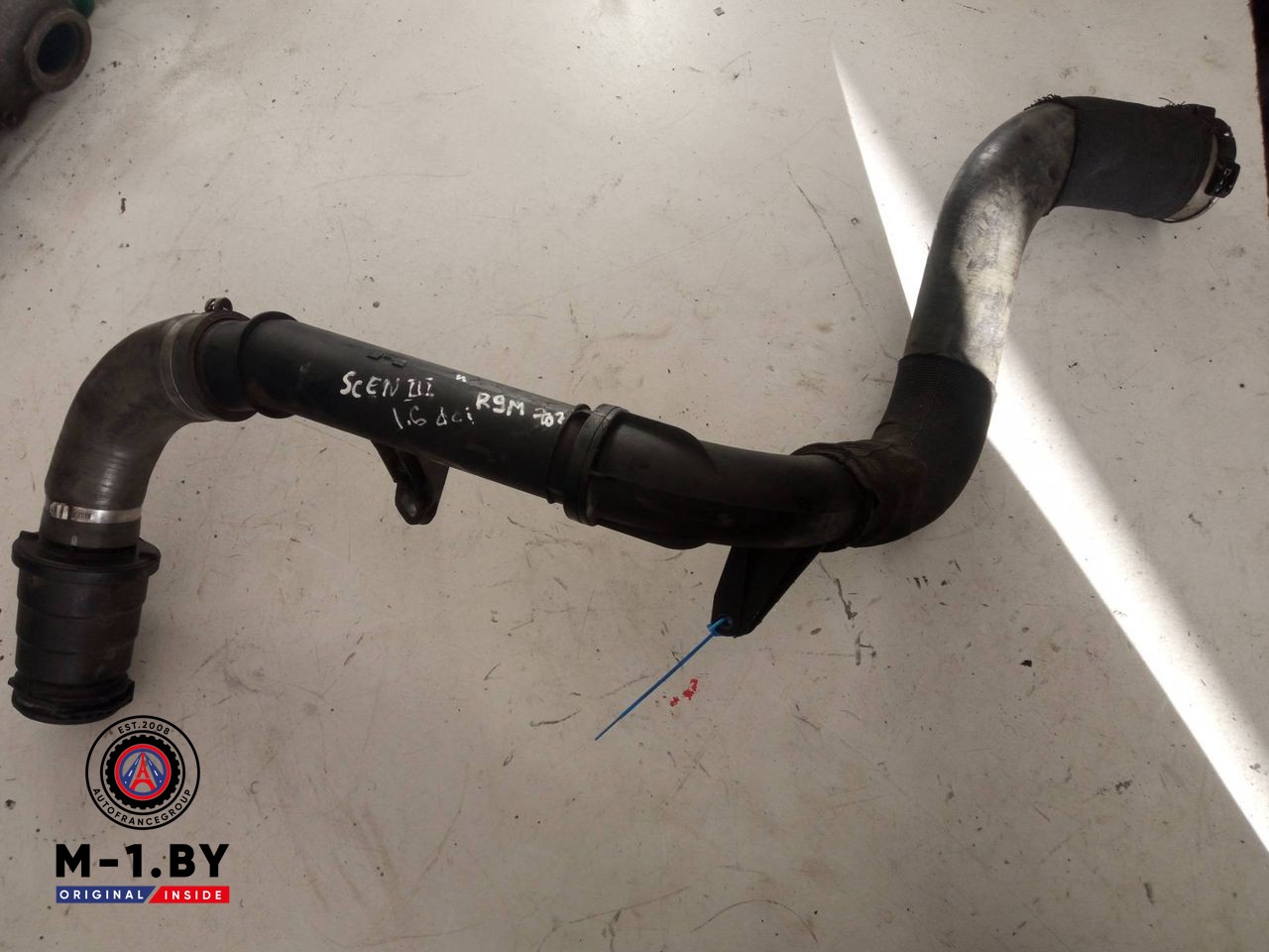 патрубок интеркулера Renault Scenic 3 поколение (2009 - 2012), 1.6 л., дизель
