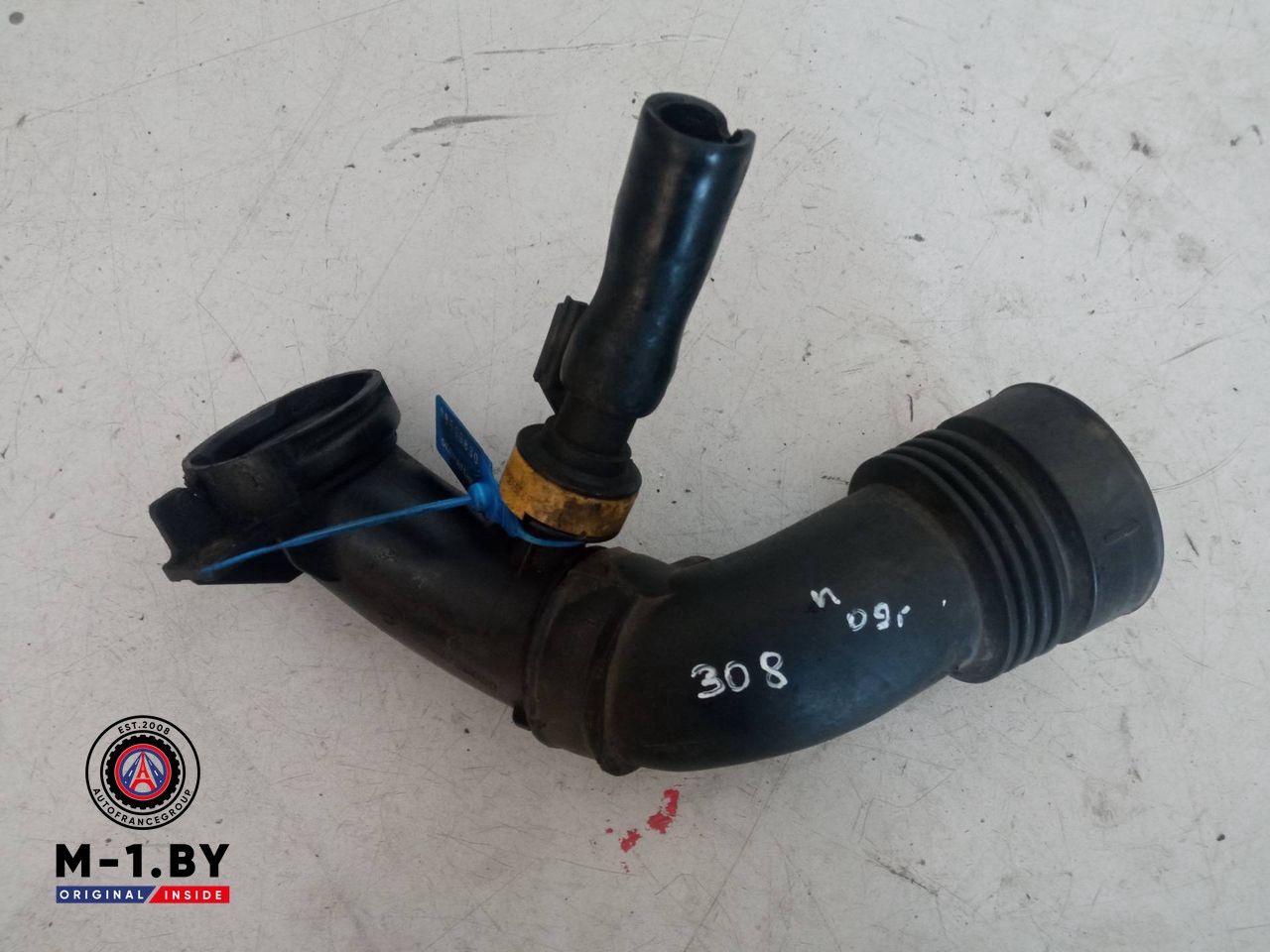 патрубок интеркулера Peugeot 308 T7 2009, 968375080