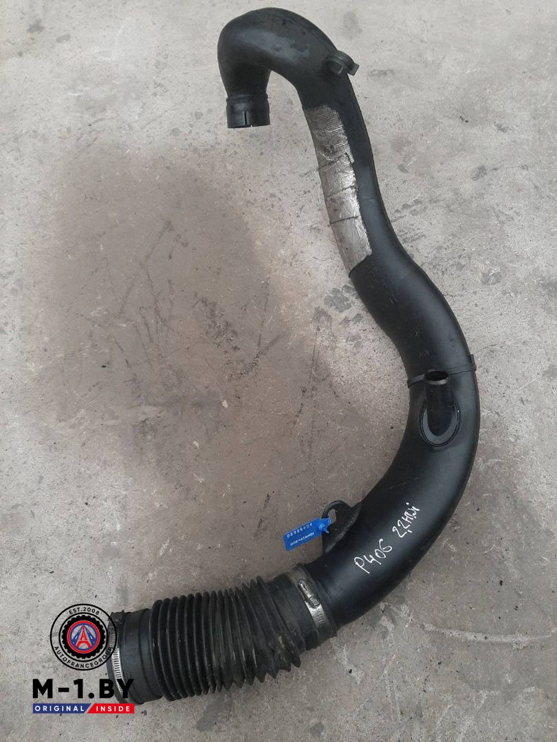 патрубок воздушного фильтра Peugeot 406 1 поколение [рестайлинг] (1999 - 2004), 2.2 л., дизель, 9639667580