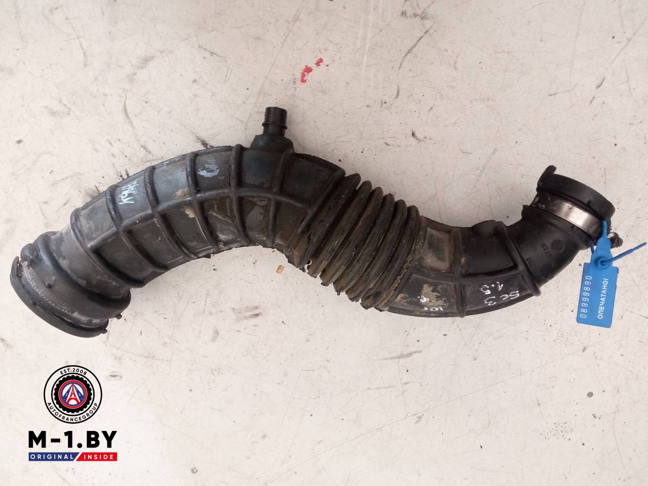 патрубок интеркулера Renault Scenic 3 поколение 2010, 1.5 л., K9K830, 8200750731