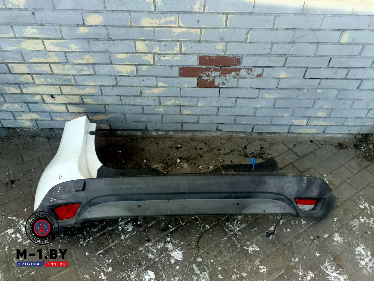 бампер задний Renault Scenic 3 поколение (2009 - 2012)