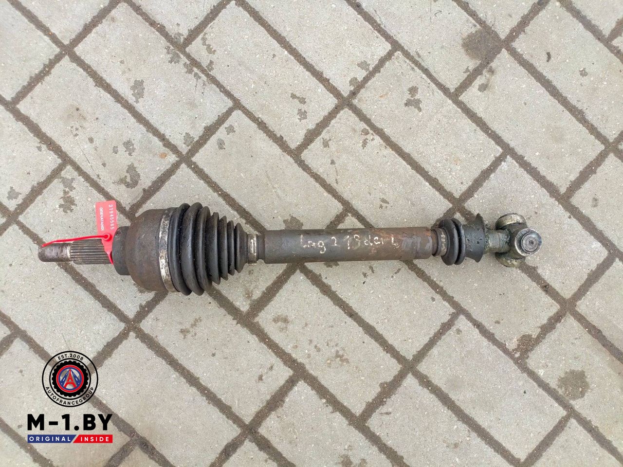 полуось передняя правая (приводной вал, ШРУС) Renault Laguna 2 поколение (2001 - 2005), 1.9 л., дизель