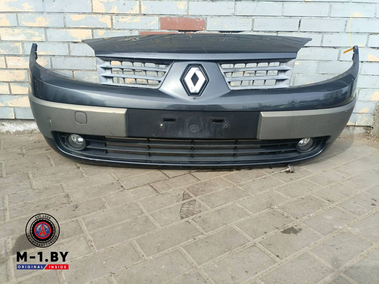 бампер передний Renault Scenic 2 поколение (2003 - 2006)