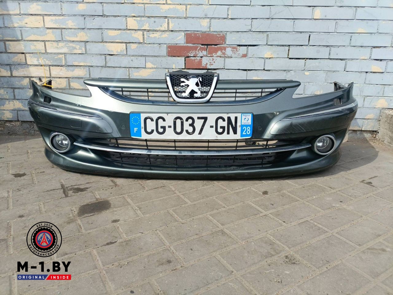 бампер передний Peugeot 607 1 поколение [рестайлинг] (2004 - 2010)