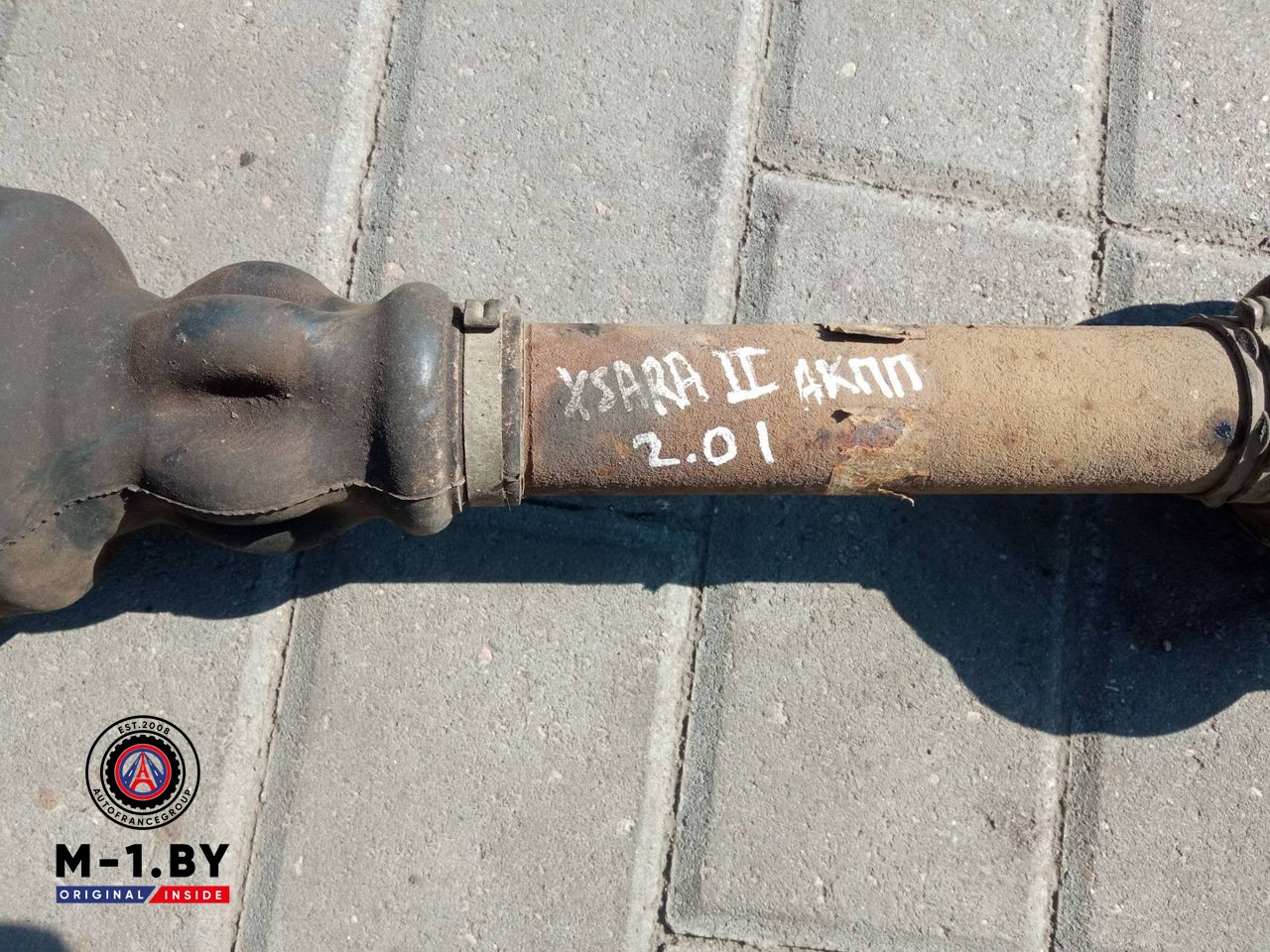 полуось передняя левая (приводной вал, ШРУС) Citroen Xsara 1 поколение [рестайлинг] (2000 - 2006), 2.0 л., бензин, АКПП