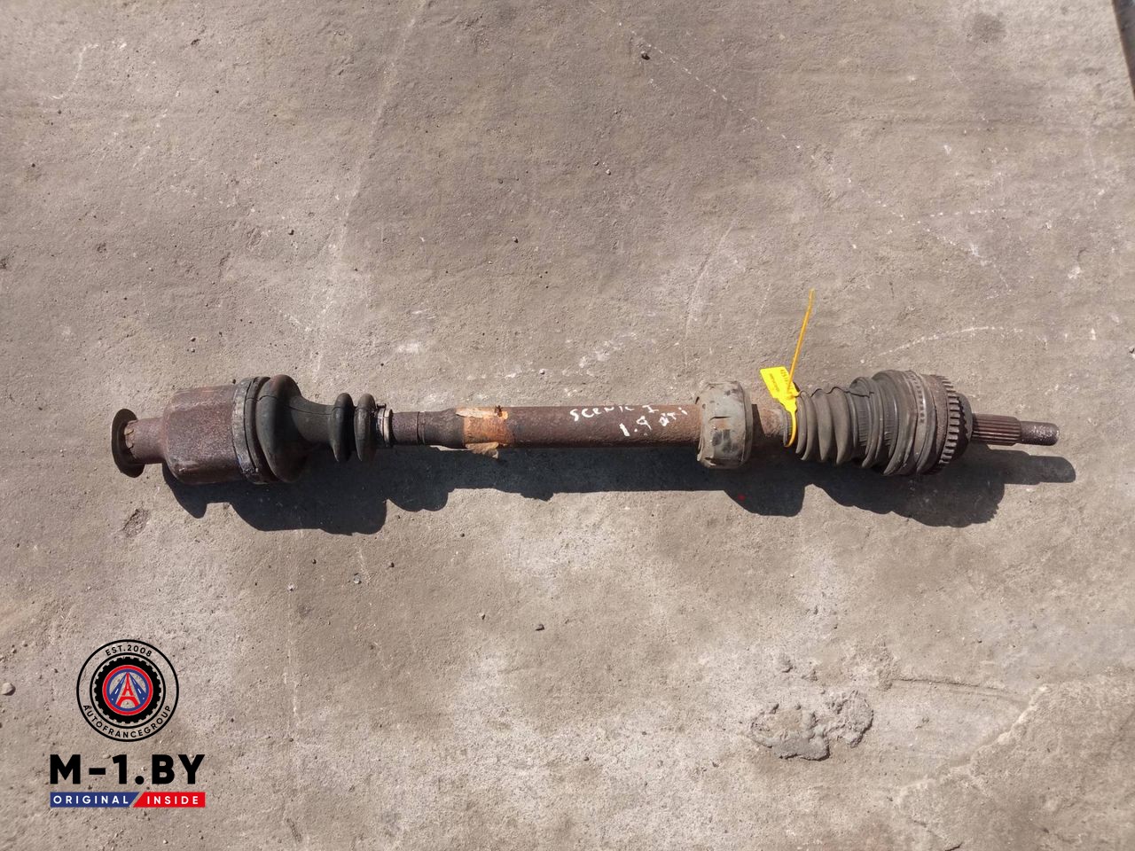 полуось передняя правая (приводной вал, ШРУС) Renault Scenic 2 поколение (2003 - 2006), 1.9 л., дизель