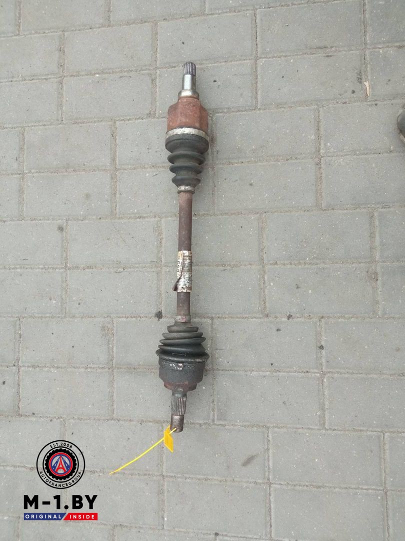полуось передняя левая (приводной вал, ШРУС) Peugeot 207 1 поколение (2006 - 2009), 9651309980