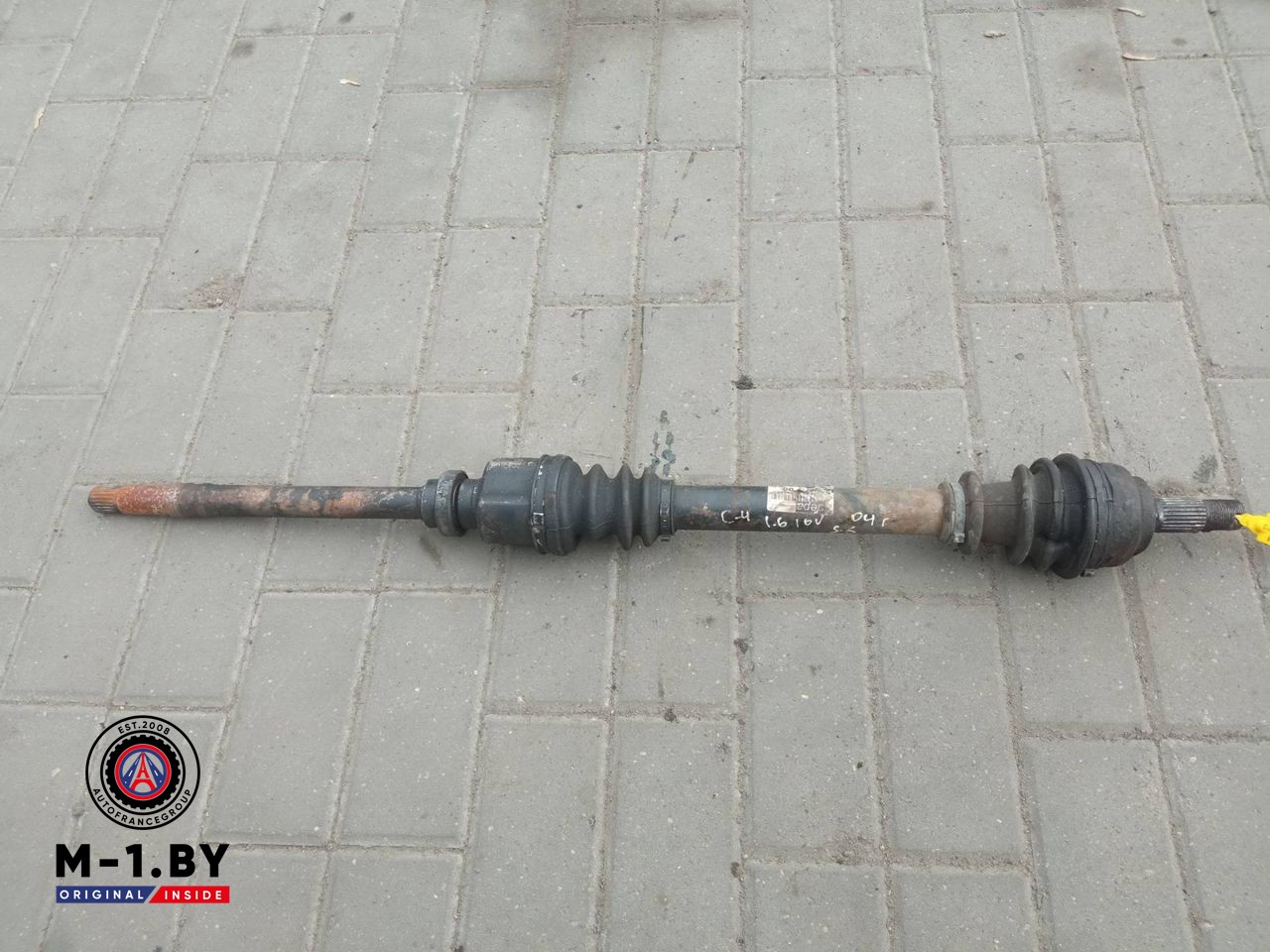 полуось передняя правая (приводной вал, ШРУС) Citroen C5 1 поколение 2004, 1.6 л.
