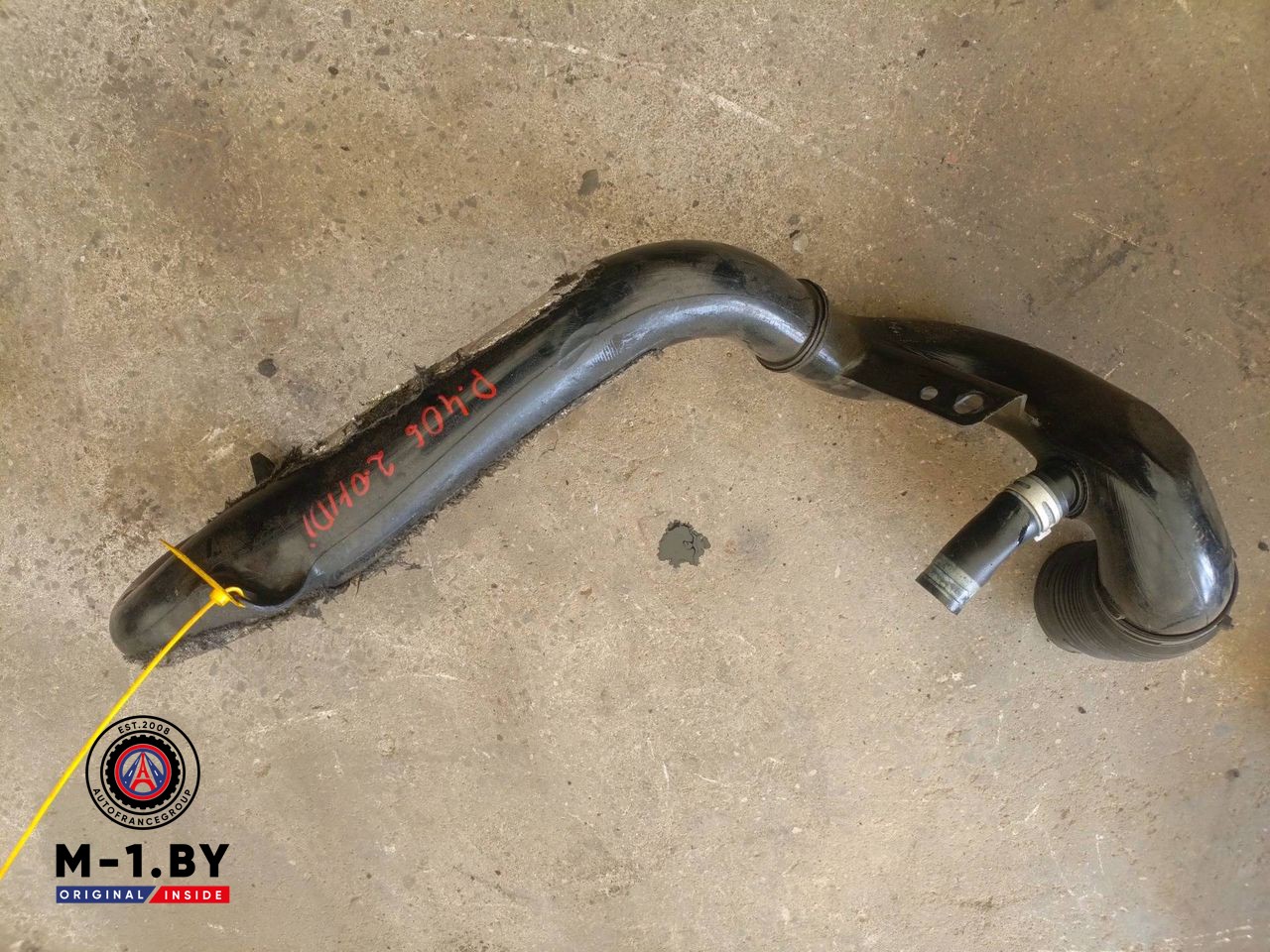 патрубок интеркулера Peugeot 406 1 поколение (1995 - 1999), 2.0 л., дизель, 9632893480