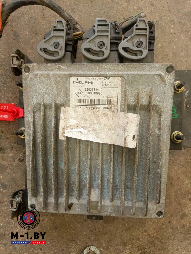 блок управления двигателем Renault Scenic 2 поколение (2003 - 2006), 1.5 л., дизель, 8200340926