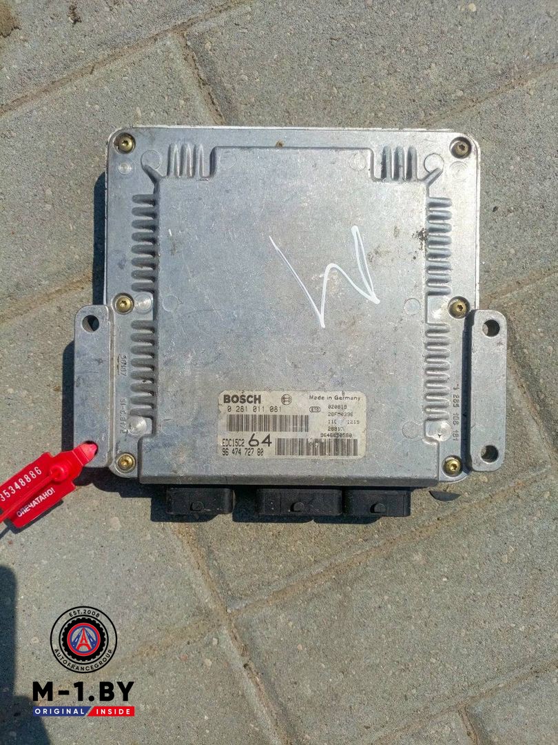 блок управления двигателем Peugeot 307 1 поколение (2001 - 2005), 2.0 л., дизель, 9647472780