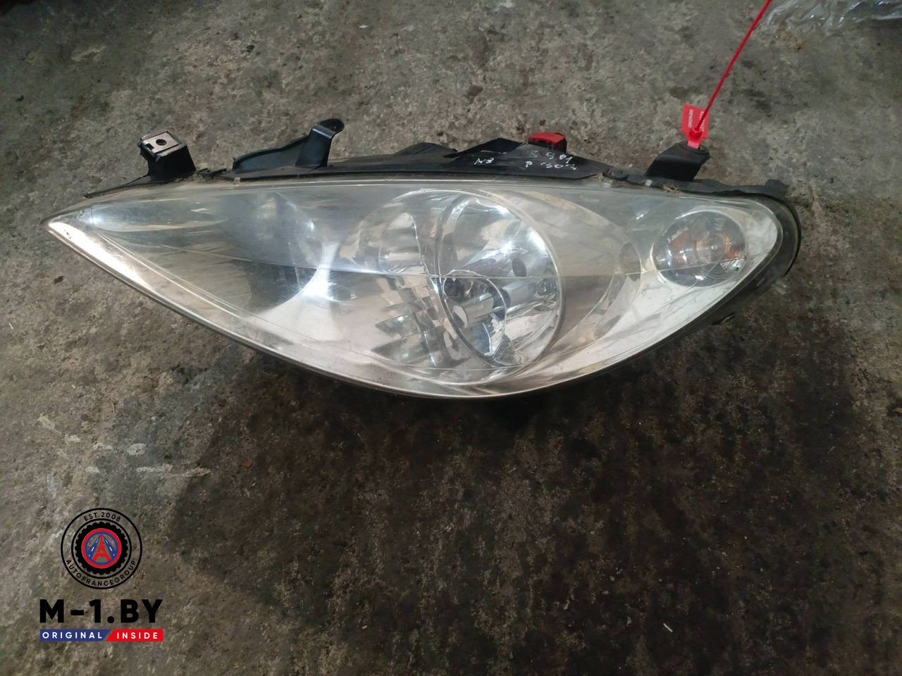 фара левая Peugeot 307 1 поколение (2001 - 2005), VALEO, 89309079
