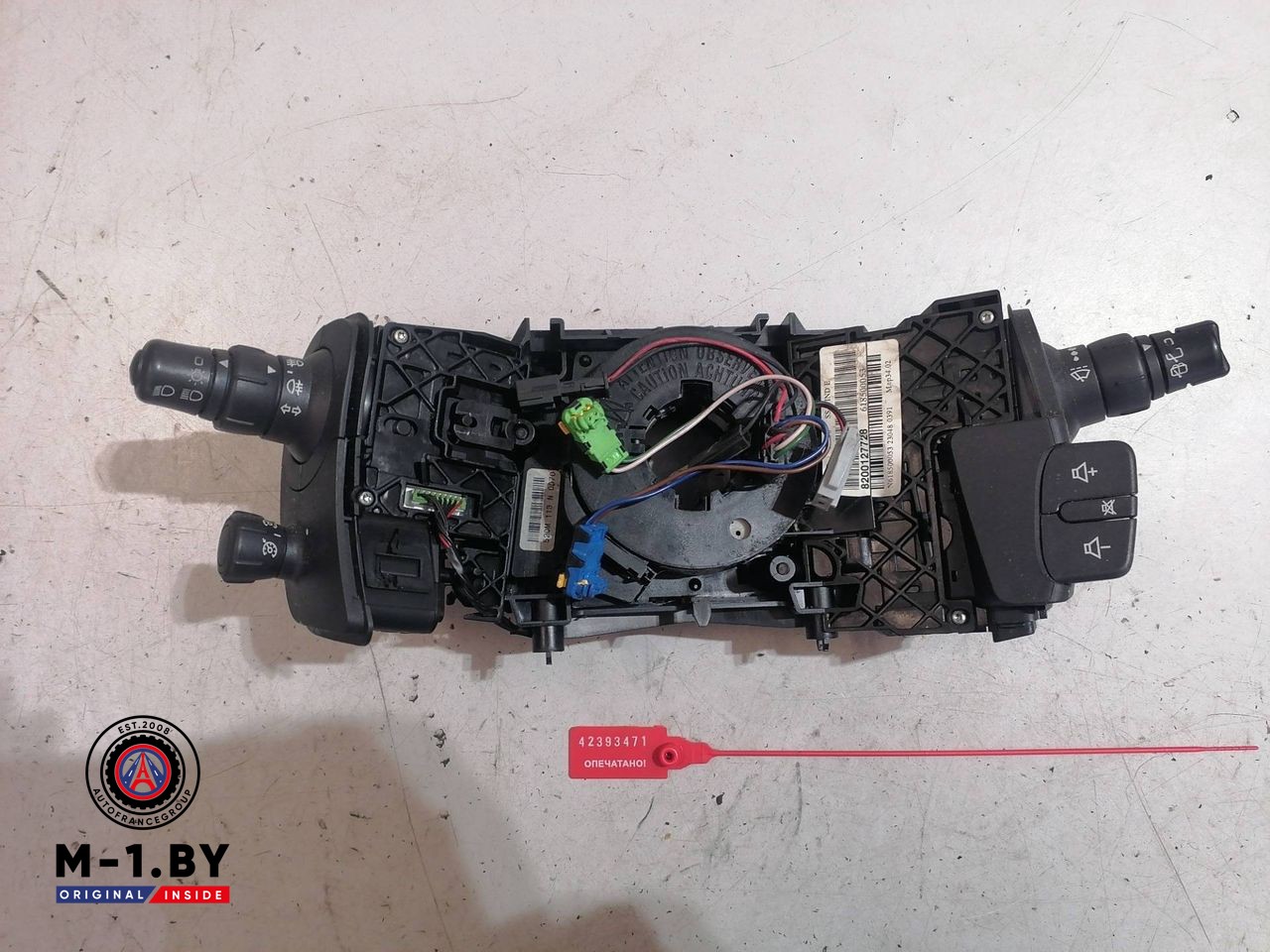 переключатель подрулевой (стрекоза) Renault Scenic 2 поколение [рестайлинг] (2006 - 2010), 8200127728