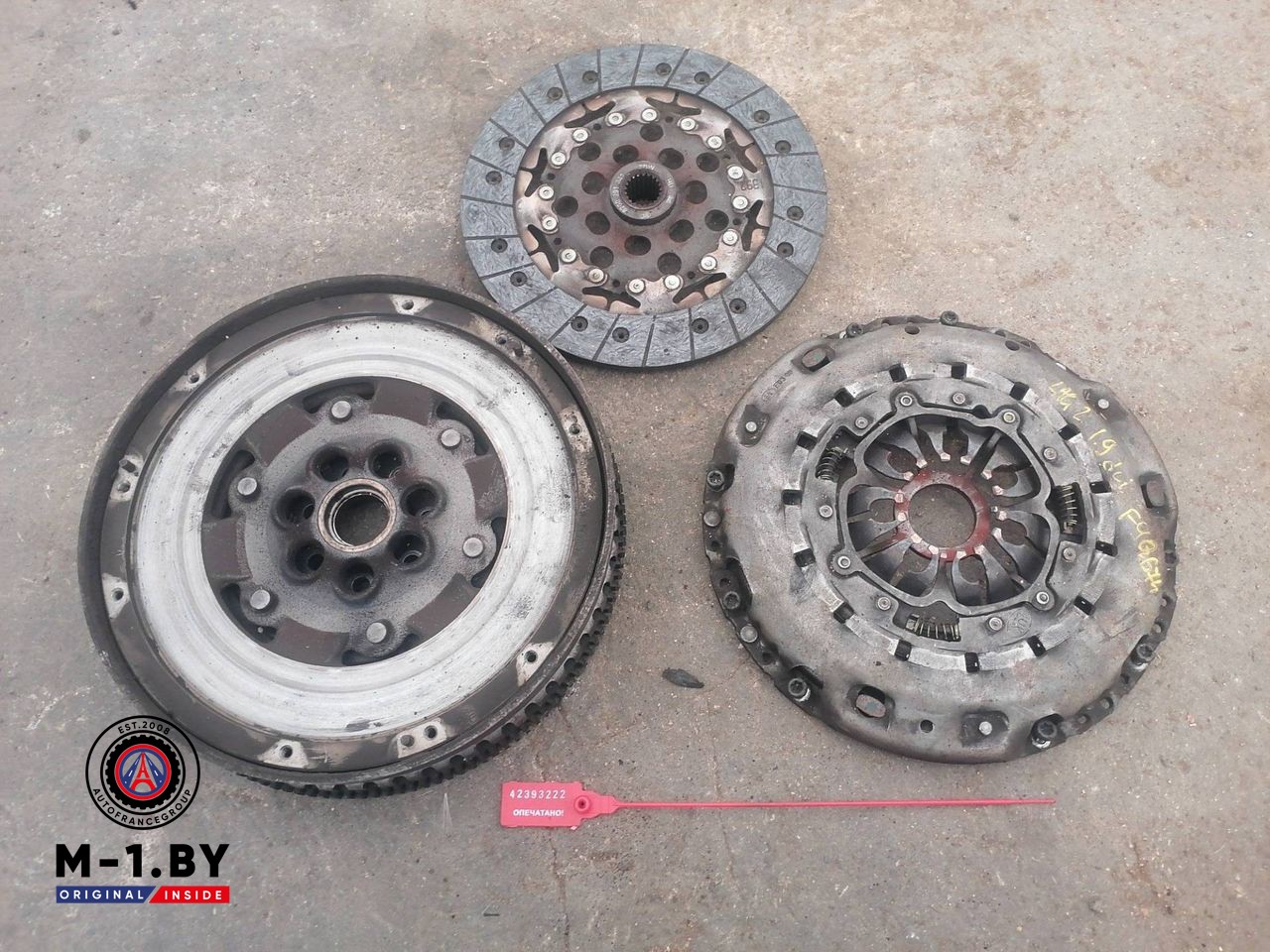 комплект сцепления Renault Laguna 2 поколение (2001 - 2005), 1.9 л., дизель, F9Q674