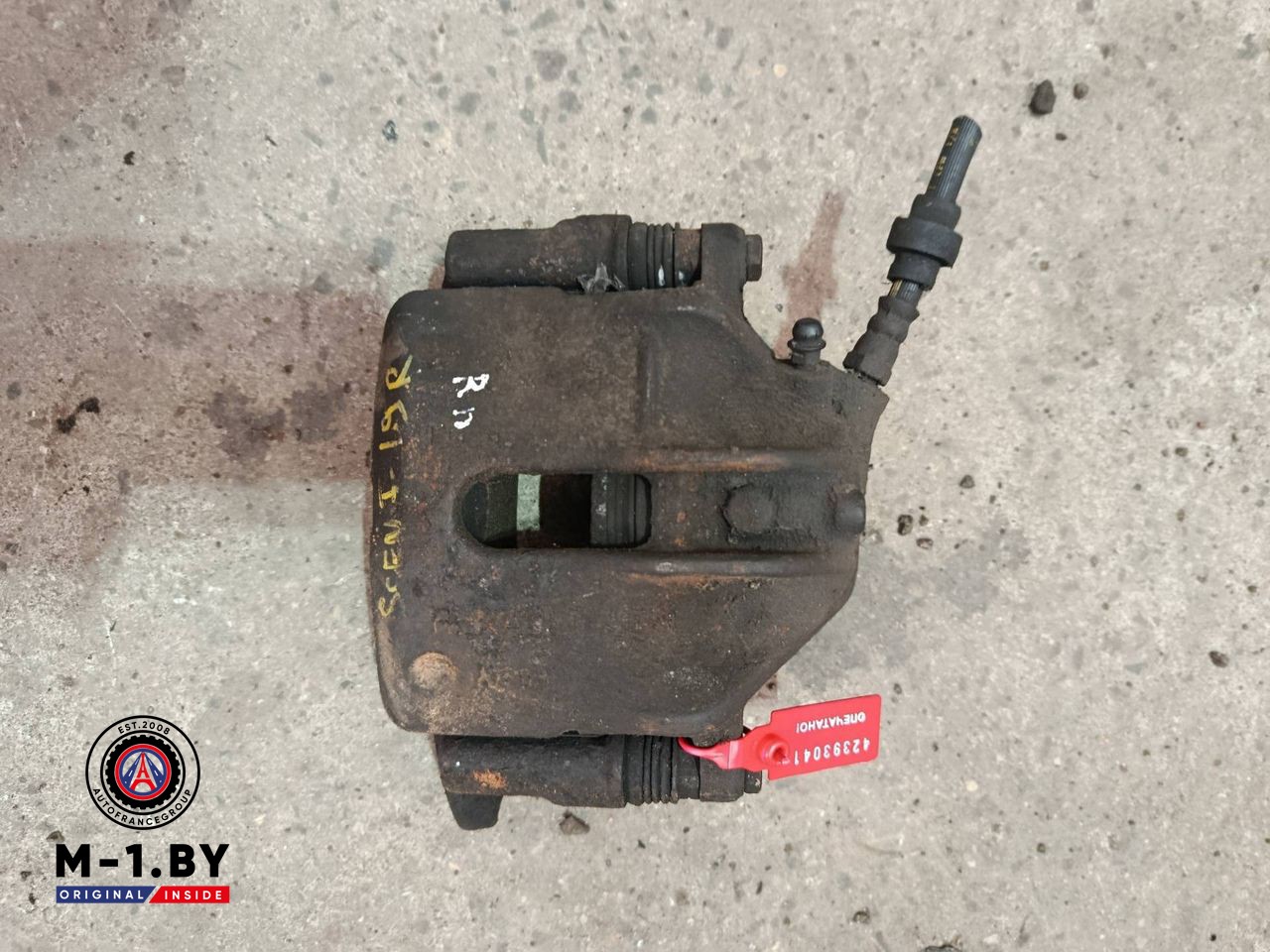 суппорт передний правый Renault Scenic 1 поколение (1996 - 1999), 1.9 л., дизель