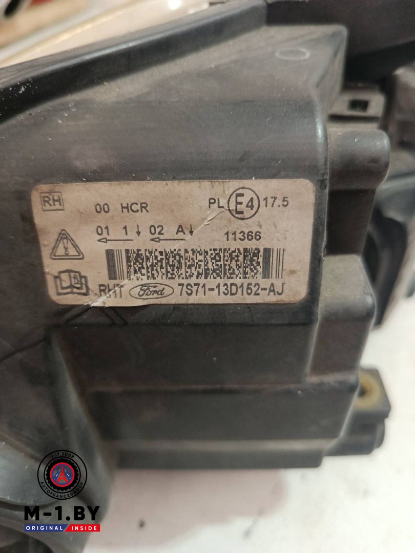фара правая Ford Mondeo 4 поколение (2007 - 2010), 7S7113D152