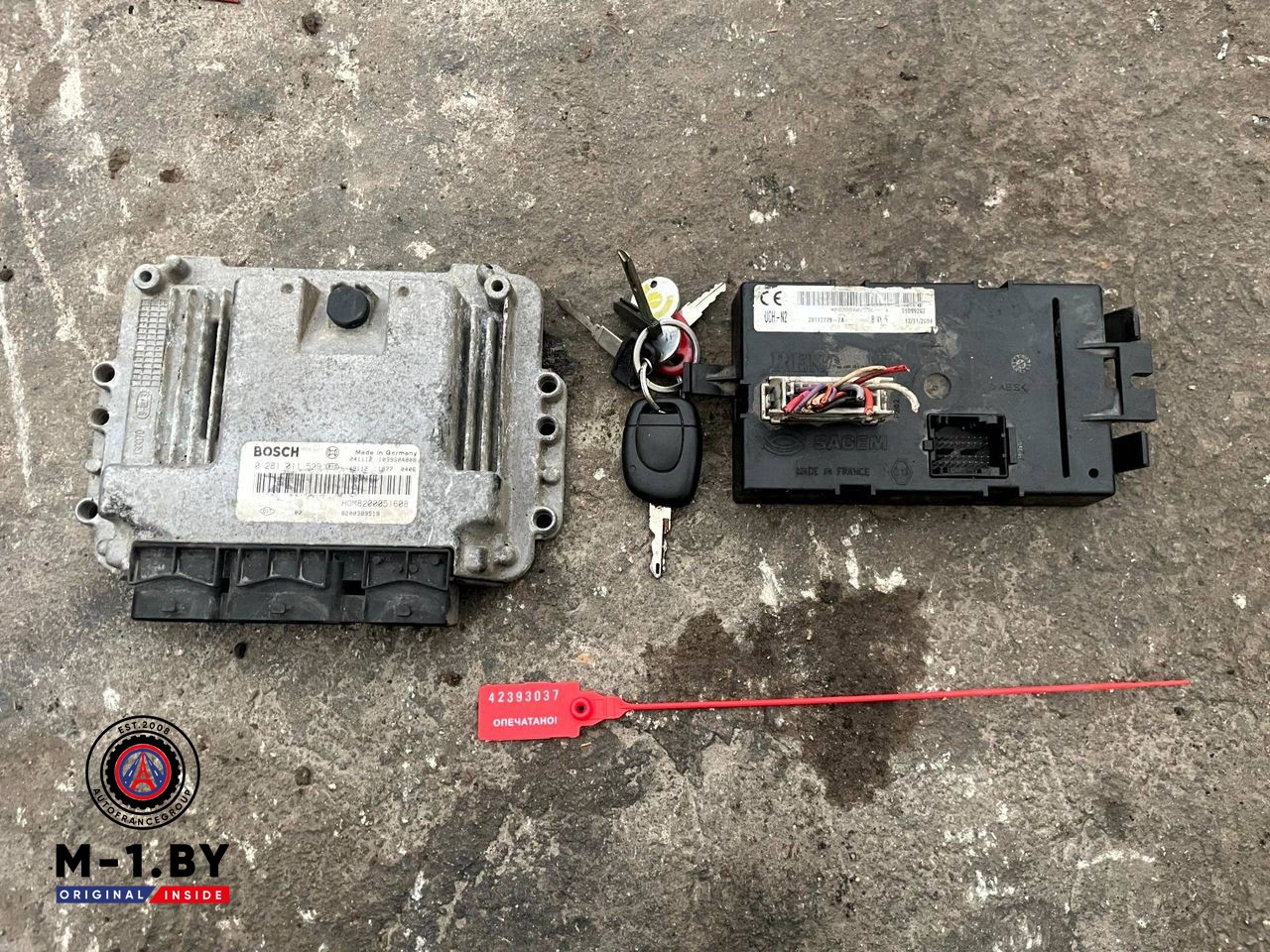 блок управления двигателем Renault Trafic 2 поколение (2001 - 2006), 1.9 л., дизель, 0281011529, 8200389519