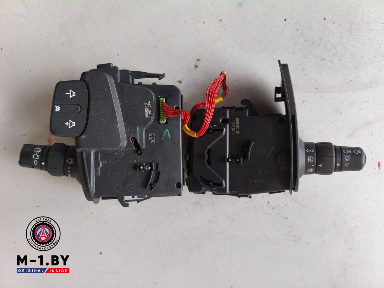 переключатель подрулевой (стрекоза) Renault Modus 1 поколение (2004 - 2007), 88103009211, 01451110314