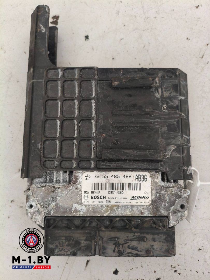 блок управления двигателем Opel Zafira 3 поколение (C) (2011 - 2016), 2.0 л., дизель, 55485466, 0281031379