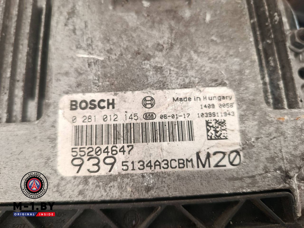 блок управления двигателем Alfa Romeo Brera 1 поколение (2005 - 2026), 2.4 л., дизель, МКПП, 55204647
