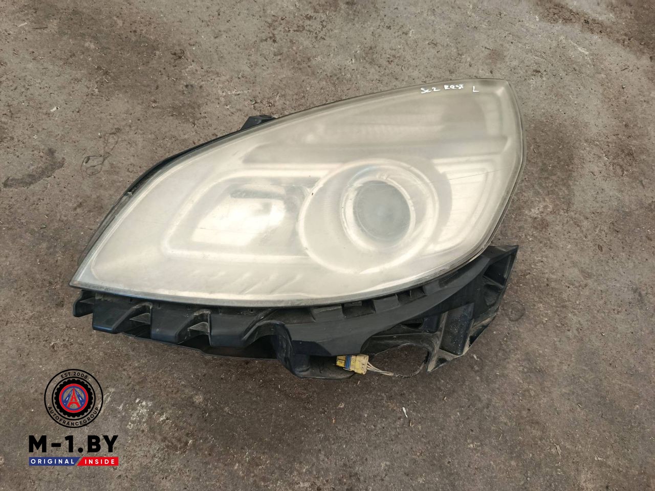 фара левая Renault Scenic 2 поколение [рестайлинг] (2006 - 2010)