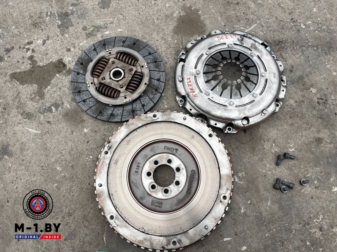 комплект сцепления Renault Scenic 2 поколение (2003 - 2006), 1.5 л., дизель, C0705046