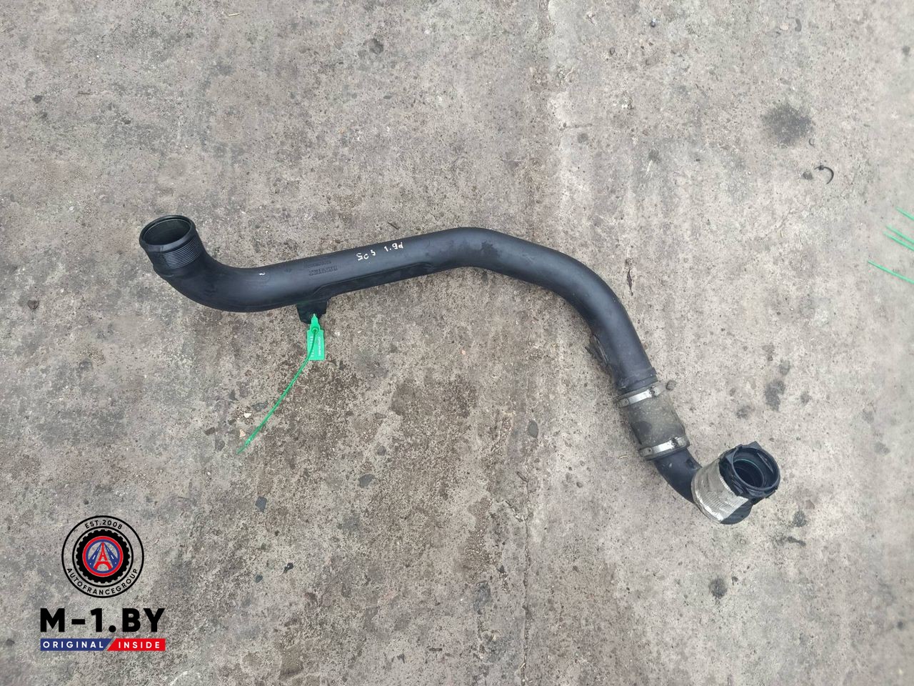 патрубок интеркулера Renault Scenic 3 поколение (2009 - 2012), 1.9 л., дизель, 8200962920