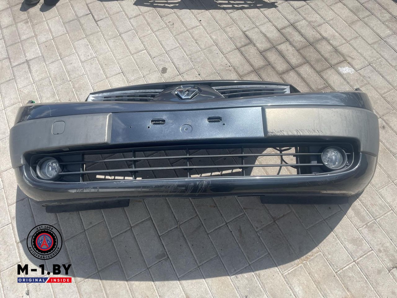 бампер передний Renault Scenic 2 поколение (2003 - 2006)