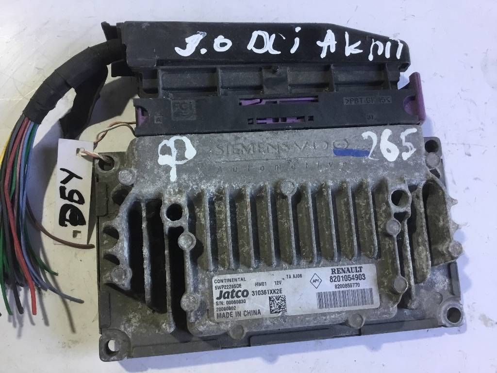 блок управления АКПП Renault Laguna 3 поколение 2008, 3.0 л., дизель, АКПП, 82010554903