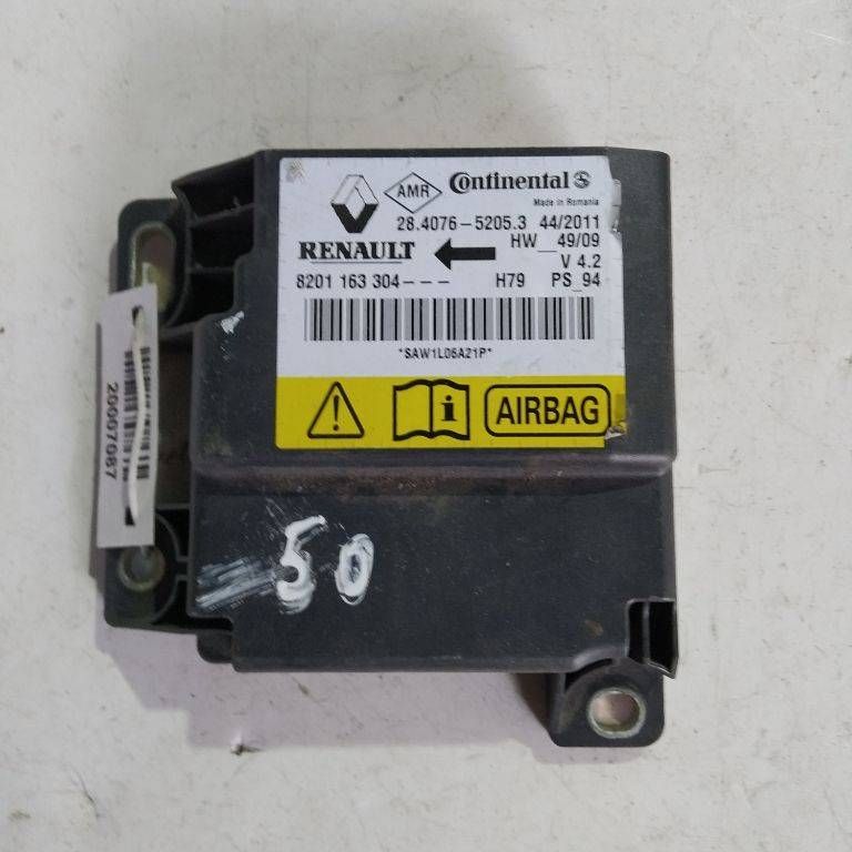 блок AirBag Renault Duster 1 поколение 2012, 8201163304