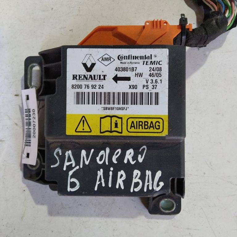 блок AirBag Renault Sandero 1 поколение 2009, 8200769224
