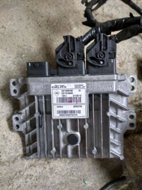 блок управления двигателем Nissan Note E11 2006, 1.5 л., дизель, МКПП, DELPHI, 237100875R