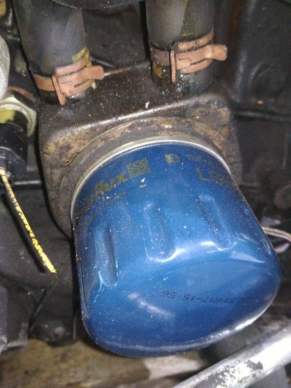 теплообменник масляного фильтра Renault Megane 2 поколение 2005, 1.9 л., дизель, МКПП
