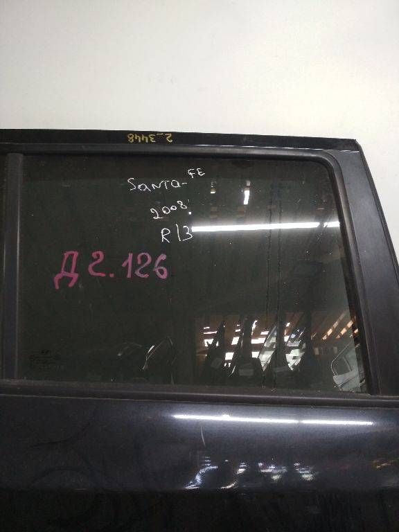 стекло двери задней правой Hyundai Santa Fe 2 поколение (CM) 2008, 43R000385