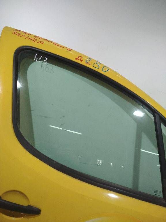 стекло двери передней правой Peugeot Partner 2 поколение (B9) 2008, 43R-000016