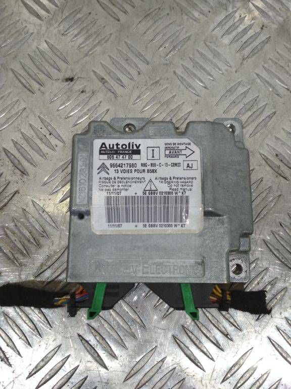 блок AirBag Citroen C4 Picasso 1 поколение 2007, 9664217980