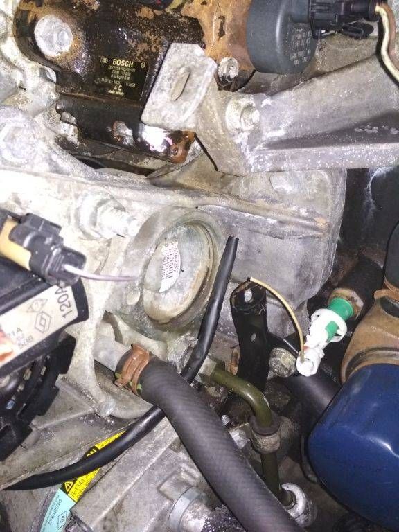 кронштейн генератора Renault Scenic 1 поколение [рестайлинг] 2002, 1.9 л., дизель, МКПП