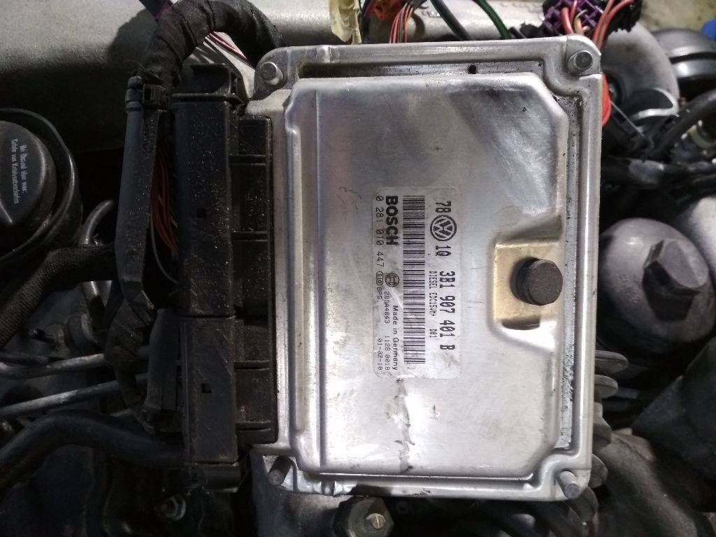 блок управления двигателем Audi A6 4B/C5 [рестайлинг] 2001, 2.5 л., дизель, АКПП, 3B1907401