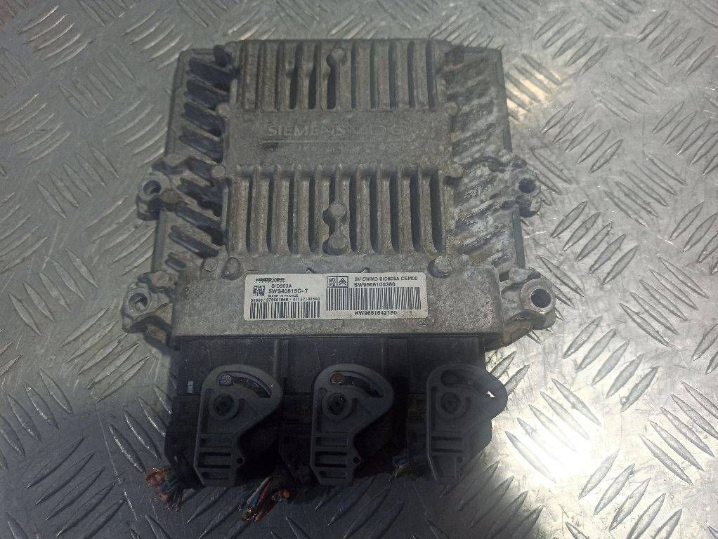 блок управления двигателем Peugeot Expert 2 поколение 2007, SIEMENS, 9665100380, 9661642180