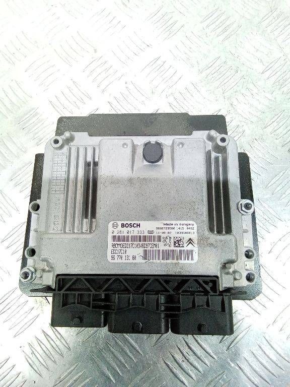 блок управления двигателем Citroen C3 Picasso 1 поколение 2011, 9677013180, 0281017333