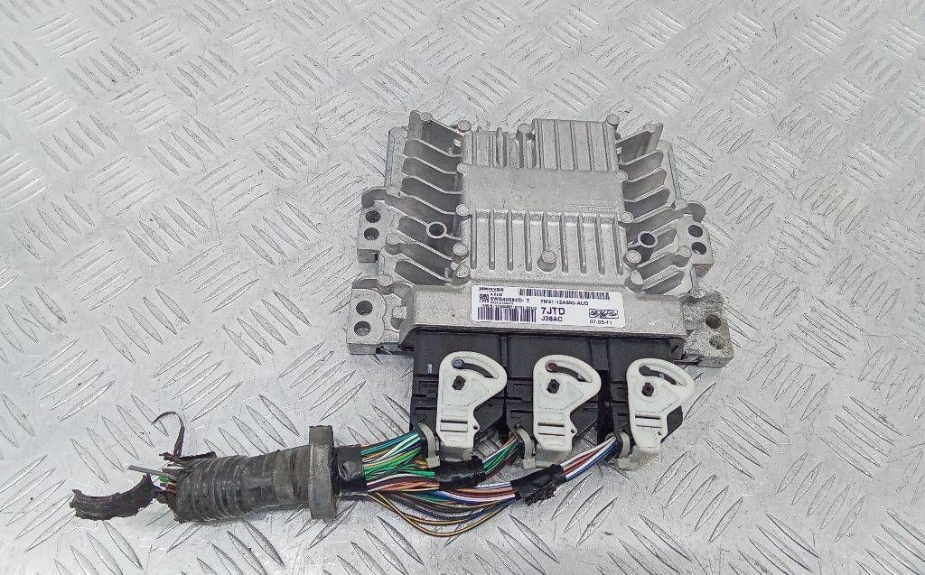 блок управления двигателем Ford Focus 2 поколение 2007, 1.8 л., дизель, 7M51-12A650-AUD
