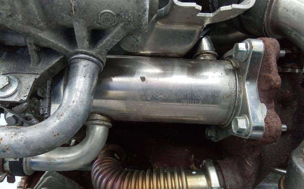 охладитель EGR / Радиатор EGR Renault Duster 1 поколение 2010, 1.5 л., дизель, 8200912059