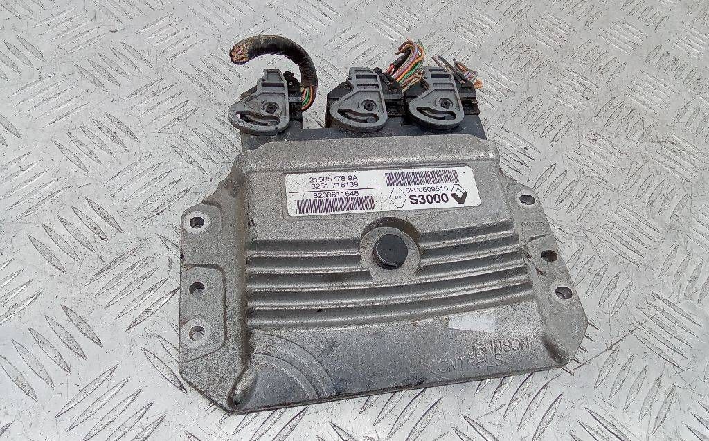 блок управления двигателем Renault Scenic 2 поколение 2006, 1.6 л., бензин, МКПП, 8200611648