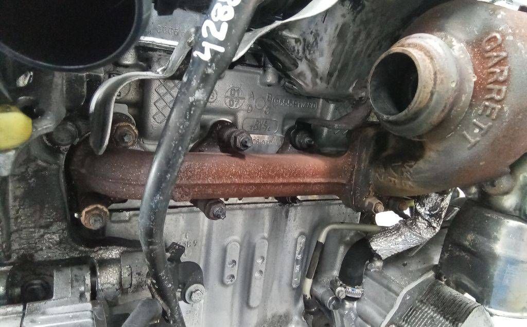коллектор выпускной Citroen C4 1 поколение 2007, 1.6 л., дизель, МКПП