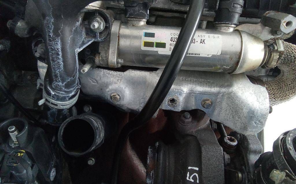 коллектор выпускной Peugeot 607 1 поколение [рестайлинг] 2006, 2.7 л., дизель, АКПП