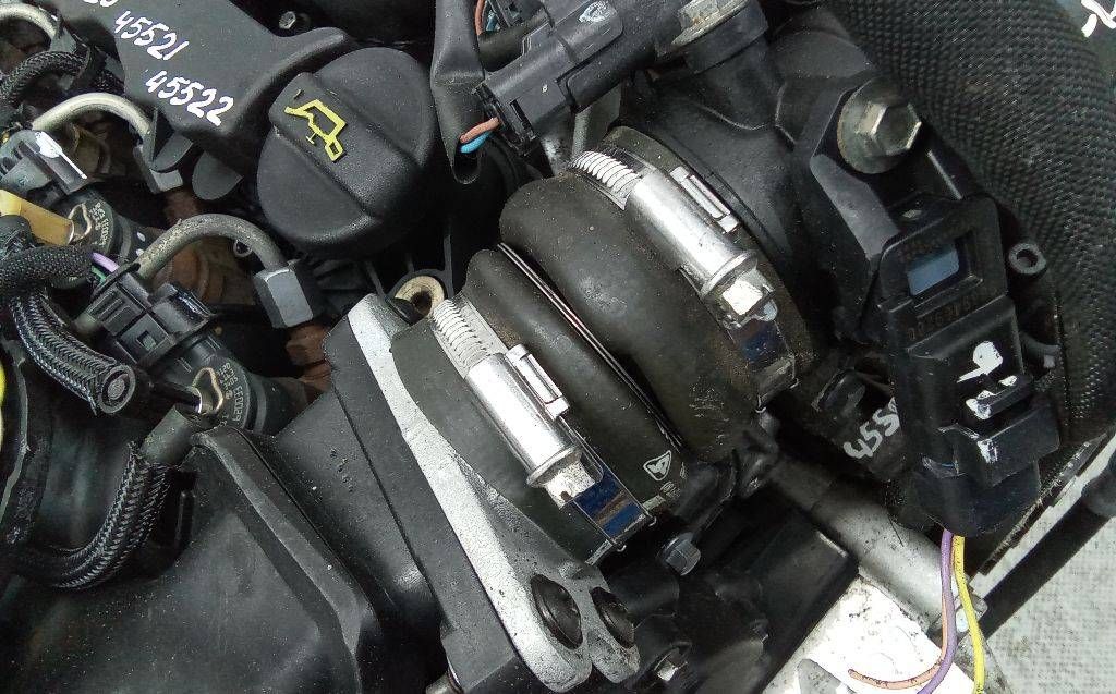 патрубок интеркулера Peugeot Partner 1 поколение [рестайлинг] 2008, 1.6 л., дизель, МКПП, 9651559780
