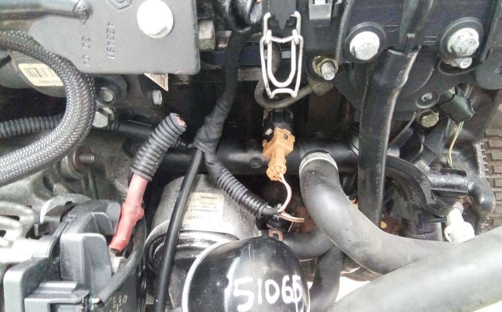 трубка охлаждающей жидкости Renault Modus 1 поколение 2005, 1.5 л., дизель, МКПП
