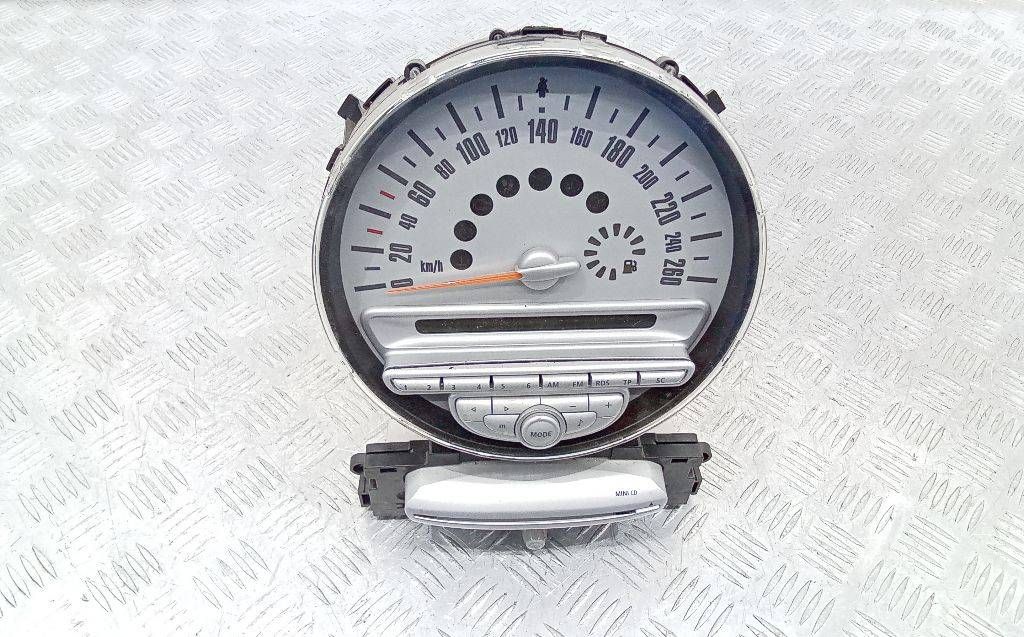 щиток приборов (приборная панель) Mini Cooper 2 поколение 2009, 62116977077, 9189502